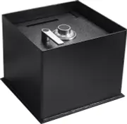 Barska AX13200 Floor Safe with Combination Lock 0.89 Cubic Ft, One Size, Black