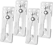HONMEET 4pcs Heavy Duty Sectional Couch Connectors Easy to Install Furniture Fittings for Multi Functional Sofas and Clamp System