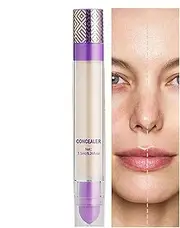 Concealer Stick, 4 in 1 Waterproof Full Coverage Long Lasting Corrector Stick, 7.5ml Hydrating Cc Cream Natural Finish for All Skin Types