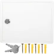 SOESFOUFU Wall Mount Milk Box Lock Outdoor Package Box for Plastic Milk Container for Front Porch