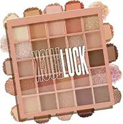 Apooliy Colorful Eyeshadow Palette 25 Pigmented Matte Shimmer Eye Shadow Makeup Palette Glitter Easy to Build Dramatic Glamour Looks