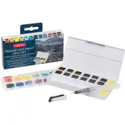 Derwent Graphitint Watercolour Paint 12 Pans Set