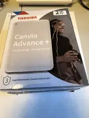 TOSHIBA 2TB CANVIO ADVANCE + Portable Storage. NIB. FREE SHIPPING