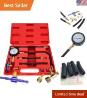 Fuel Injection Pressure Kit Universal with Flex Hoses and Fittings