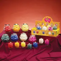 在飛比找樂天市場購物網優惠-蓮旺七色酥油蠟燭（組）-5號七彩蓮花蠟燭酥油燈 台灣製（一組