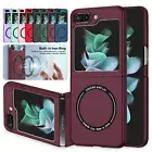 For Samsung Galaxy Z Flip 6 Flip 5/4 MagSafe Magnetic Hard Slim Case Shockproof