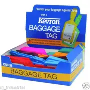 BAGGAGE TAGS - Kevron LUGGAGE TAGS Bulk Lot x30 Tags Mixed Colors !!!