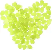 100Pcs Glowing Pebbles for Fish Tanks and Garden Decoration Luminous for Aquariums Outdoor Decor and Fairy Gardens Glow Dark Rocks for Pathways