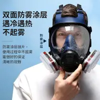 在飛比找Yahoo!奇摩拍賣優惠-面具防毒面具全面罩防塵口罩化工廠防粉塵豬鼻子甲醛呼吸防臭放毒