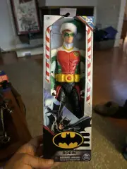 Robin 12in Christmas Holiday Figure Santa Hat DC Spin Master Target Exclusive