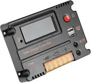 Solar Panel Charge Intelligent Controller - DC 12V/24V 10A - Battery Regulator Dual USB - Solar Charge Controller - for Industrial Water, Irrigation