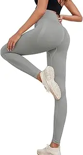 [Generic] Yoga Pants for Women Tummy Control High Waist Athletic Pants Fitness Lightweight Comfy Casual Leggings 2025 Trendy