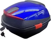Motorcycle Trunk Tail Box Large Capacity Lockable Top Luggage Storage Box Universal for Motorbike Accessories(Key style3)