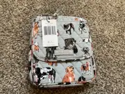 Vera Bradley Dog Show Pattern RFID Mini Hipster- Ret $75