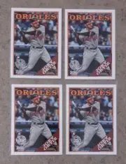 Lot (4) 2023 Topps Update 35th Anniversary Joey Ortiz RC Baltimore Orioles