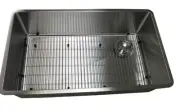 Elkay ECTRU30179RTC Crosstown 31-1/2" Undermount Single Basin Kitchen Sink Kit