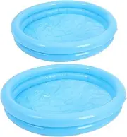 Portable Blue Inflatable Sand Tray 60cm Toy Set for Boys and Girls Sensory Play Beach Fun