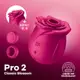 德國 Satisfyer Pro 2 Classic Blossom 玫瑰拍打｜吸吮愉悅器