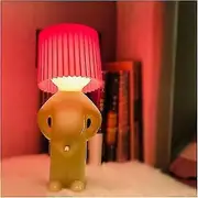 Shy Man Lamp, Boy Desk Lamp A Desk Shy Man Lamp Shy Man Lamp Boy Desk Lamp UK Plug Rose Red