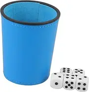 Didiseaon 1 Set Ktv Dice Cup with Dice Holder for Parties Lightweight Table Game Accessories for Family Gatherings Bar Entertainment