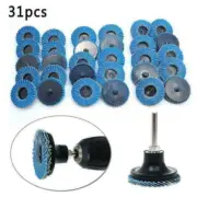 31 Pieces Fan Wheel 50mm Grain 40 60 80 Grinding Wheels Fan Wheels B J4P5