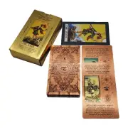 Beginner Tarot Deck With Meaning Keywords | Marigold Premium Gold Foil Cards