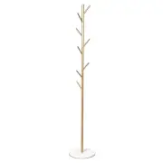 Clothes Stand Garment Coat Rack Metal Rail Portable Hanger Stand Organizer Gold