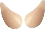 [yuksok] 2x Invisible Bra Reusable Breast Lift Breathable Sticky Bra for Women Swimwear