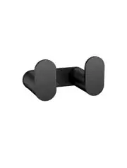 Meir Curvaé Double Robe Hook Matte Black MRRH-2D00N