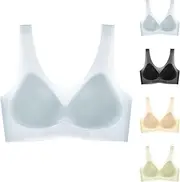 [Generic] Womens Sports Bras Underwire Adjustable Strap Full Coverage Up Bras Comfortable No Underwire Wireless Bras High Support Bras for Women