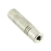 3.5mm Mono Female to Female Socket Cable Connector Adaptor Plug Shielded Hi-Fi