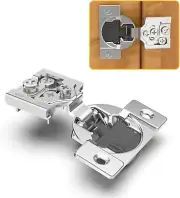 10 Pack 5/8" Overlay 4D Soft Close Concealed Hinges for Face Frame Door