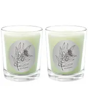 Qualitas Candles Eucalyptus Two Scented Beeswax Candle Set
