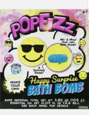 PopFizz Happy Surprise Bath Bomb Kit ~ Make Your Own Bath Bomb NIB, Ages 6+