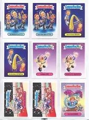 Garbage Pail Kids The Not-Scars 2017 (18) Sticker Set Only 144 Sets Made RARE !
