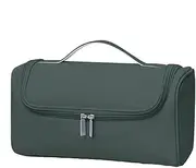 Ceprznvey Hair Dryer Case, Hair Dryer Bag, Curling Iron Storage Case, Portable Waterproof Travel Case for Hair Dryer, Curling Iron, and Accessories, 12.4 x 5.51 x 6.5 Inches Compact PU Carrying Case,