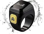 KEWAYO Smart Tasbih Zikr Ring 20mm, Muslim Digital Prayer Ring, OLED Display, Tasbih Counter, Wearable Technology, Waterproof, USB Rechargeable