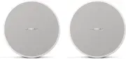 DesignMax DM3C 25W Ceiling Speaker (Pair) - White