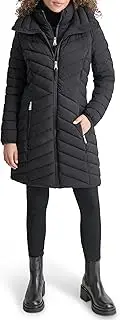 [DKNY] Womens Bib-front Light-weight Puffer