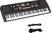 Piano for Kids with Microphone, Kids Piano Keyboard for Beginners Portable
