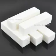 5 x White Color Nail Sanding Files Block All Sides Buffing Manicure Pedicure #85
