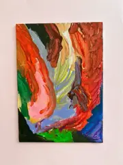 Hand Painted Original Abstract Acrylic Art Painting on Canvas TC4