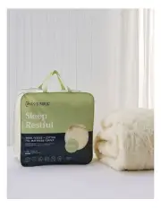 [MiniJumbuk] Sleep Restful Wool Mattress Topper in White