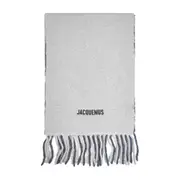 [Jacquemus] Jacquemus The Moisson Scarf ONE SIZE GREY/BLUE