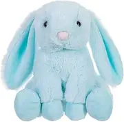 Bunny Plush Toy Stuffed Animal Perfect for Girls Boys (Light Blue Bunny, 8 inches)