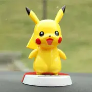 Cute Solar Powered Bobbling Toy Shaking Head Pokemon Pikachu Home/Car Ornament