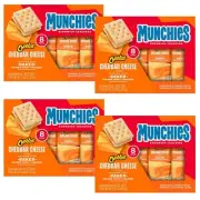 Munchies Sandwich Crackers CHEDDAR CHEESE Frito-Lay Cheetos 32 Packet or 4 Boxes