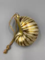Pottery Barn Mercury Glass Conch Shell Ornament Multi One Size 3" #D544C
