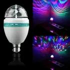 B22 E27 Colorful Rotating Stage RGB LED Light Bulb Flashing Disco DJ KTV Lamp