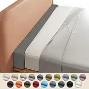 Hotel Room Mattress Pad Filler & Headboard Stopper Double Bed Connector & Bedside Extension Beige Bed Protector 90x5x10cm
